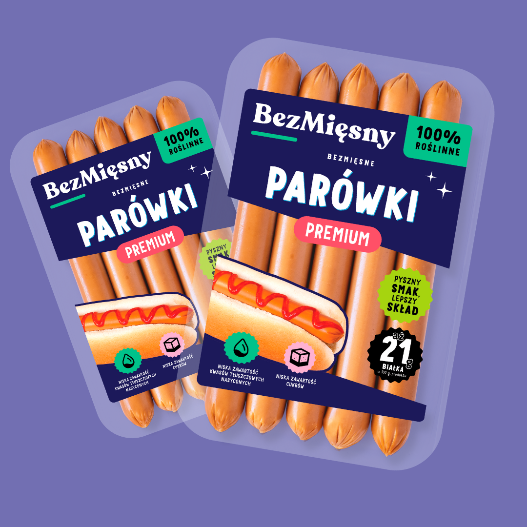 Bezmięsne Parówki Premium 160g