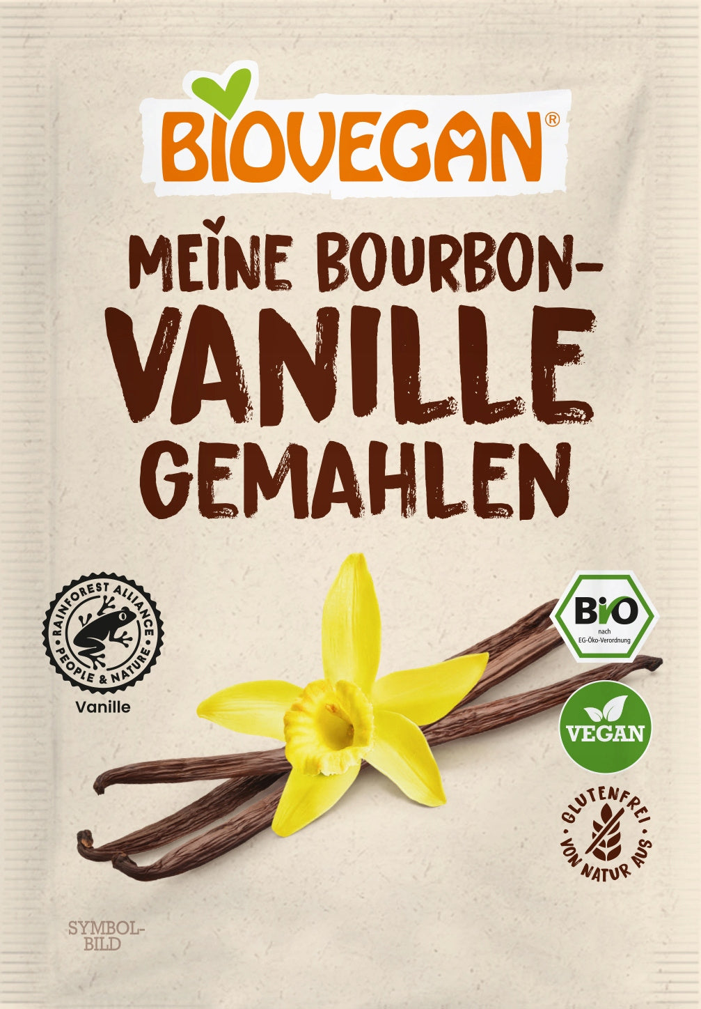 BIOVEGAN Wanilia bourbon mielona bezglutenowa BIO 5g