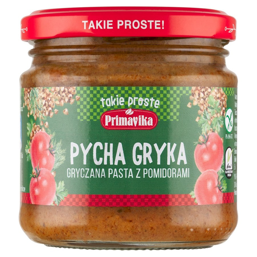 PYCHA GRYKA pasta z pomidorami bezglutenowa 160 g Primavika