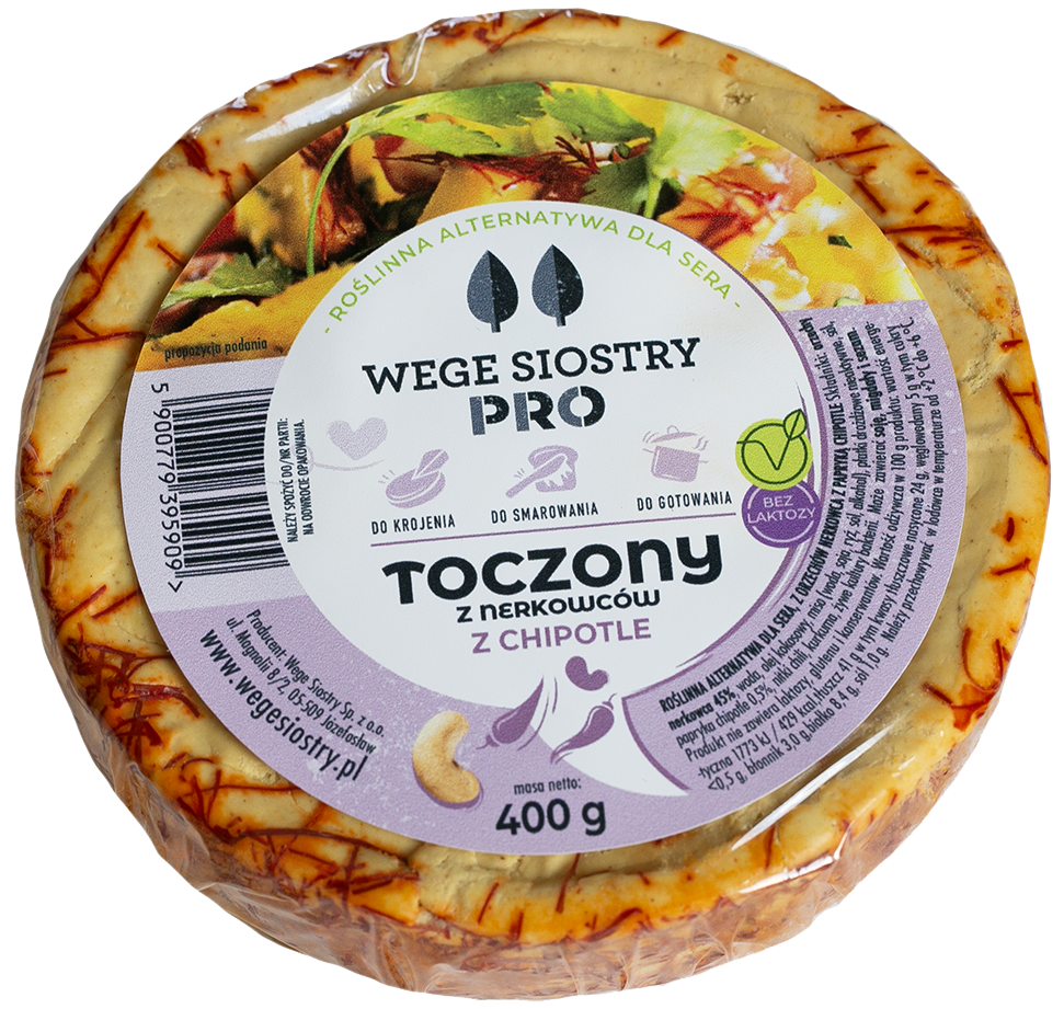 400 g Toczony z nerkowców z papryką chipotle i nitkami chili