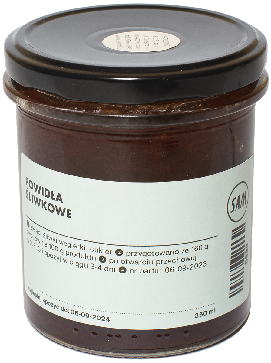 Powidła śliwkowe SAM 350 g