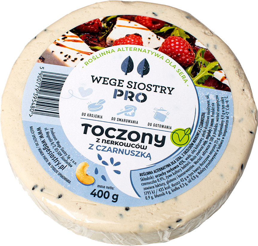 400 g Toczony z nerkowców z czarnuszką