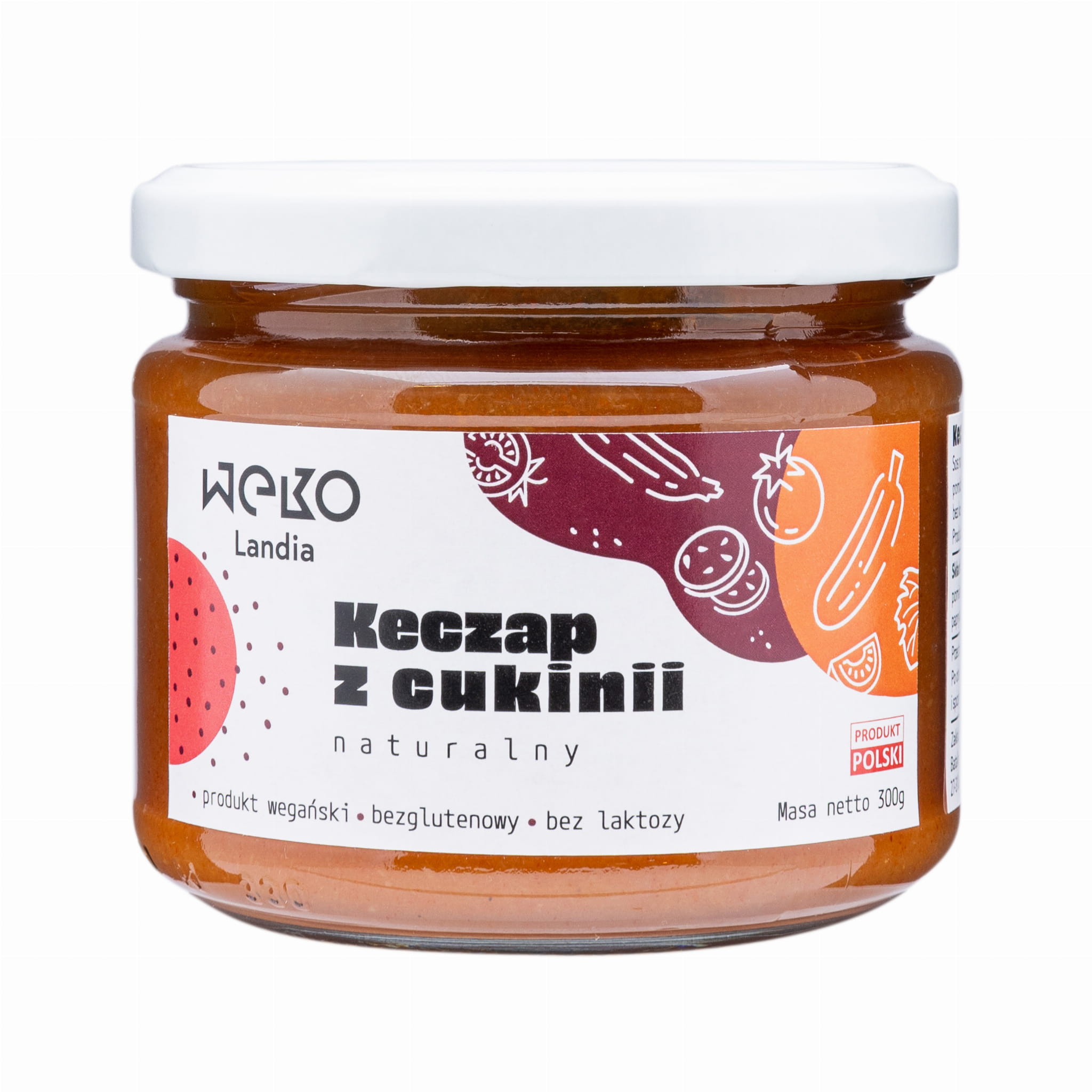 Wekolandia Keczap z cukinii 300 g