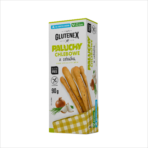 Paluchy chlebowe z Cebulą bez cukrów wegańskie 90 g